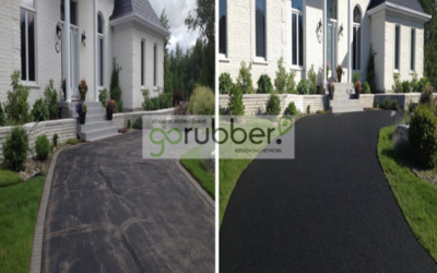 Why rubber paving is perfect for the Canadian climate versus traditional asphalt paving